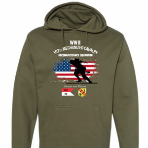 107th Mechanized Cavalry Headquarter Hooded Sweatshirt