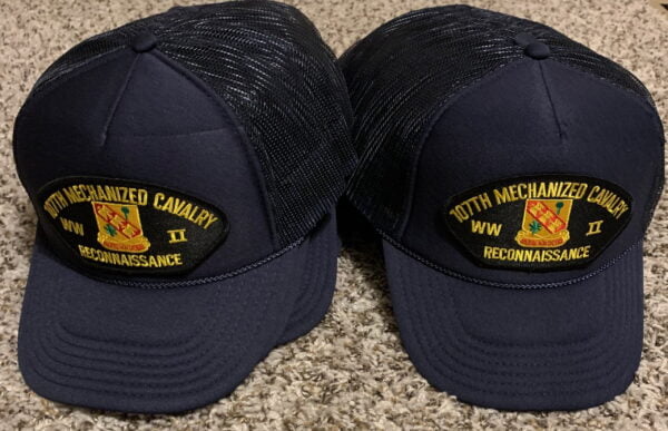 107th Mechanized Cavalry Reconnaissance Hat with Patch Front USA