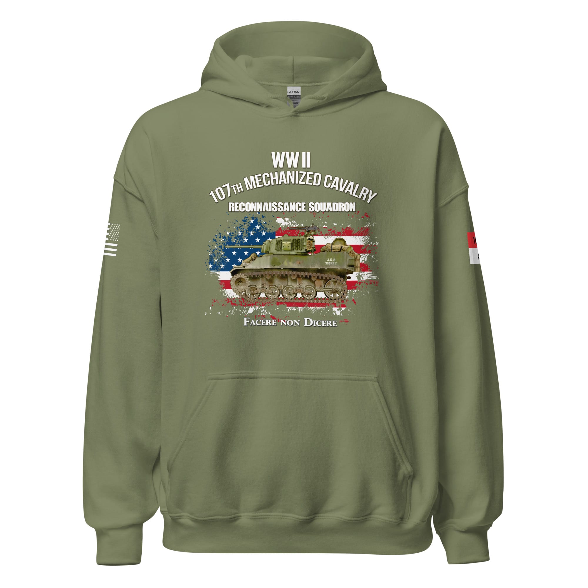 107th Mechanized Cavalry A Troop Hoodie